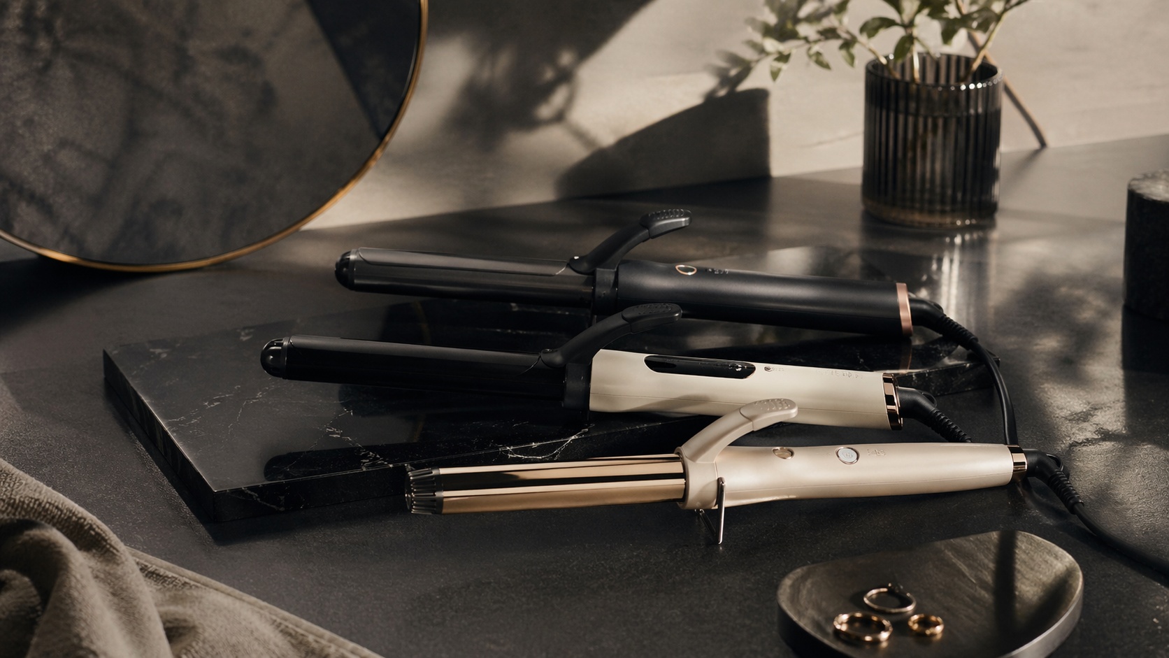 Curling iron representing curling iron reviews